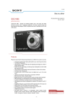 Sony DSC-W85 compact camera