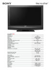 Sony 26" Bravia LCD-TV