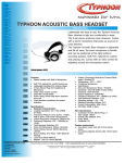 Typhoon Acoustic Bass Headset