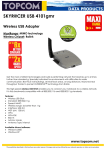 Topcom SKYRACER USB 4101 gmr Wi-Fi