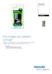 Philips MultiLife SCB1400NB Battery charger