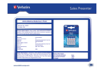 Verbatim AAA Alkaline Batteries