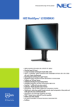 NEC MultiSync® LCD2090UXi 20", black