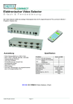 Digitus VGA Selector 1 in 8 PCs