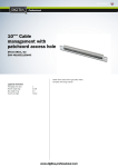 Digitus DN-10 ORG-1/2U patch panel accessory