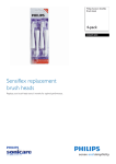 Philips Sensiflex Brush heads HX2014