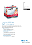 Philips DVD+R 16x 4.7GB / 120min IW JC (10)