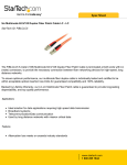 StarTech.com 5m Multimode 62.5/125 Duplex Fiber Patch Cable LC - LC