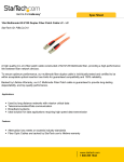 StarTech.com 10m Multimode 62.5/125 Duplex Fiber Patch Cable LC - LC