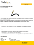 StarTech.com 50 ft Premium Composite Video Cable