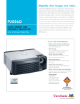 Viewsonic Professional Series PJ506D Portable Projector