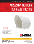 Lorex Sunshade Housing