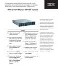 IBM System Storage & TotalStorage DS3400 Single Controller