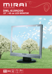 Mirai 19" LCD Monitor