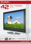 Mirai 42" LCD TV 42"