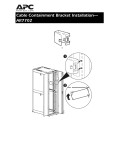 APC Vertical Cable Containment Brackets, NetShelter SX (Qty. 4)