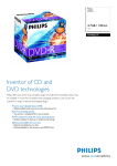 Philips DVD-R 16x 4.7GB / 120min JC(10)