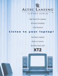 Altec Lansing XT2 usb-powered portable speakers