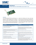 SMC EZ Card™ 10/100/1000 Copper Gigabit PCI Card