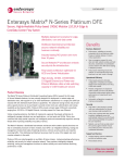 Enterasys Platinum DFE with 72 10/100/1000 ports via RJ45, PoE