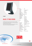 CTX PV5BT touch screen monitor