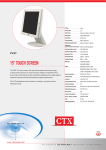 CTX PV5T touch screen monitor
