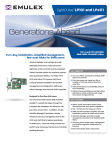 Emulex Single Channel 2Gb/s Fibre Channel PCI-X HBA