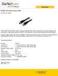 StarTech.com 6ft IEEE-1394 FireWire Cable 6-6 M/M