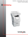 Lexmark X646dte MFP