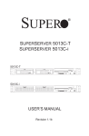 Supermicro SuperServer 5013C-T Barebone System