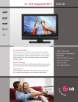 LG 32LC2D 32" Full HD Black LCD TV