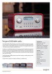 Tangent DAB Table Radio - Oak