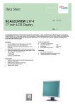 Fujitsu SCALEOVIEW Series L17-1