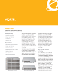 Nortel Ethernet Switch 470-24T-PWR