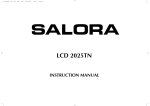 Salora LCD-2025TN - 20" LCD TV 20" Silver