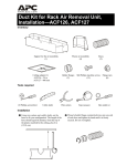 APC Rack Air Removal Unit SX Ducting Kit