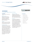 Allied Telesis 8 port 10/100/1000TX Unmanaged Switch