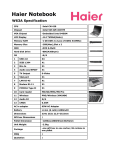 Haier W63A Notebook