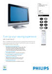 Philips widescreen flat TV 23PF5321