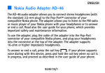 Nokia Audio Adapter AD-46
