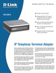 D-Link DVG-2001S VoIP Phone Adapter