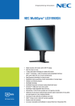 NEC MultiSync LCD1990SXi, Black