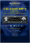 Dayton CD 2304 MP3 CD MP3 Player / RDS Tuner