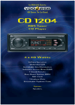 Dayton CD 1204. CD Player / RDS Tuner