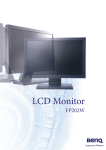Benq FP202W 20" LCD monitor