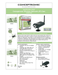 Conceptronic Wireless 54Mbps Network Camera, C54NETCAM