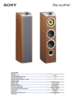 Sony Flagship floor-standing speakers SS-X90ED