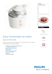 Philips Ice cream maker HR2305/80