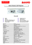 Sanyo Home Cinema LCD Projector PLV-Z4