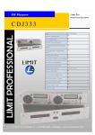 Limit CDJ333 Professional CD Player